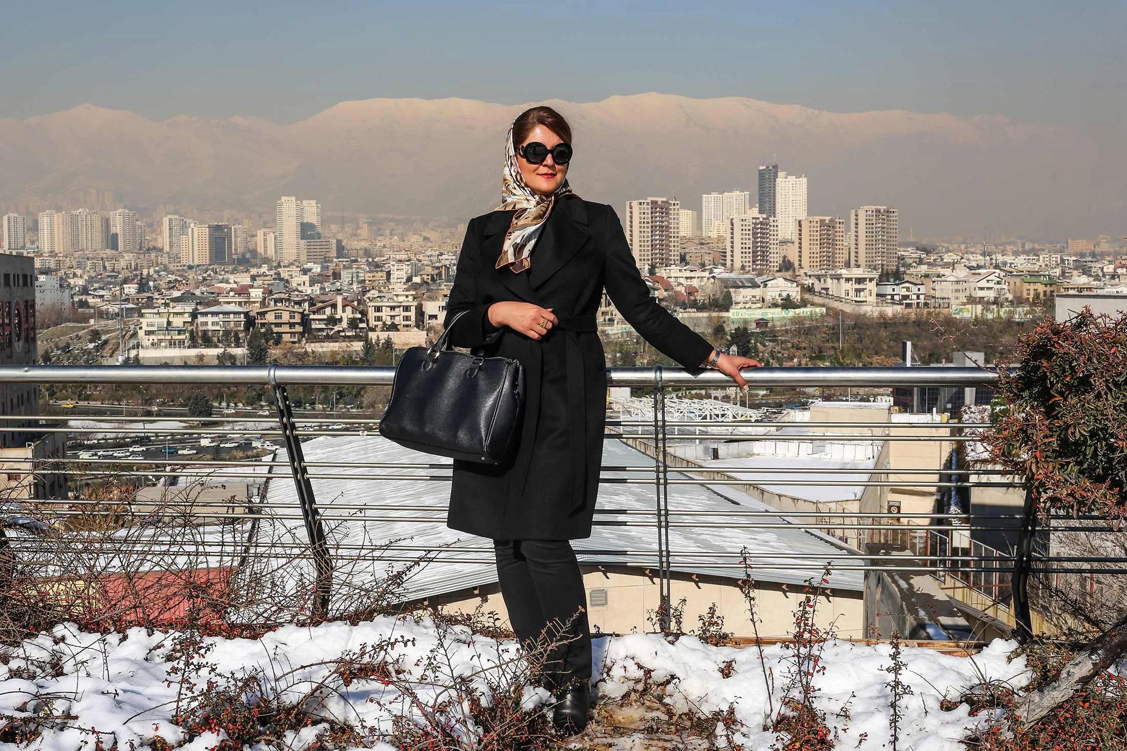 Elham Hassanzadeh, in Tehran.
