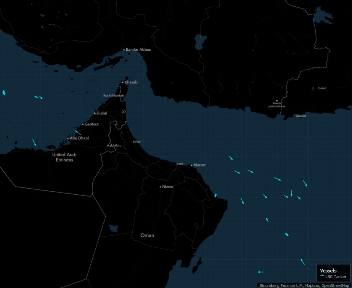 More LNG Tankers Divert From Hormuz in Widening Iran Crisis