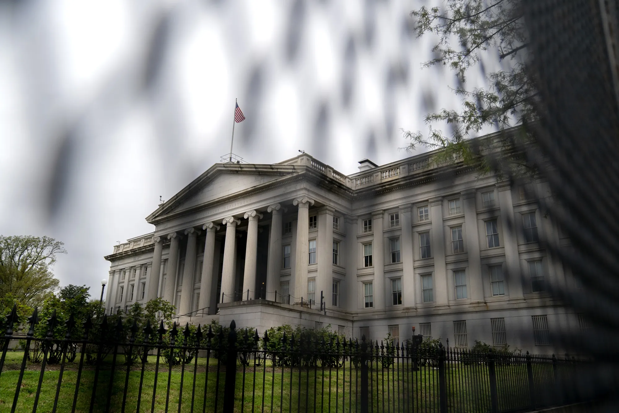 The U.S. Treasury building in Washington, D.C.