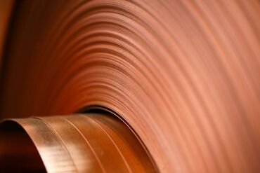 A Roll Of Sheet Copper