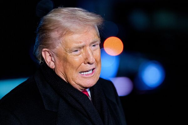 President Trump Departs White House For Davos