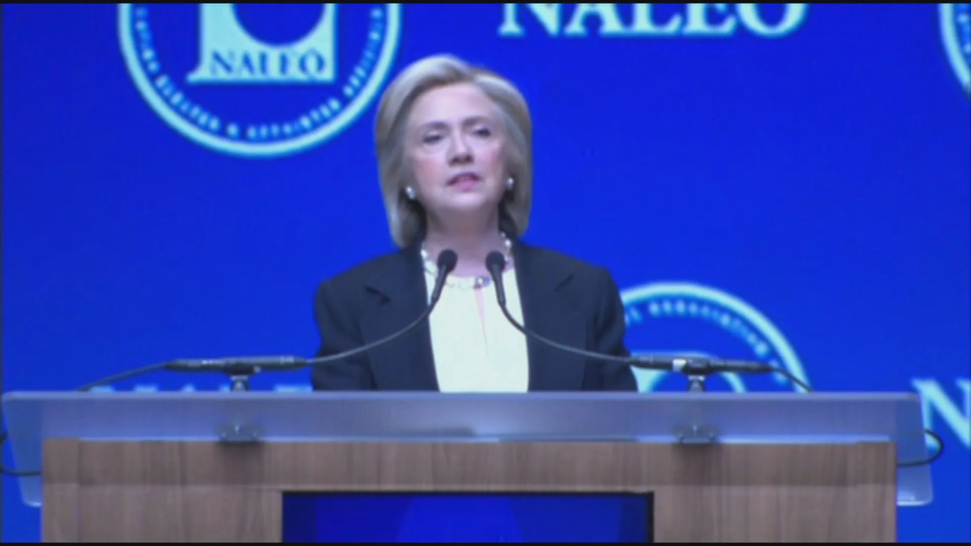 Hillary Clinton Takes a Veiled Shot at Donald Trump
