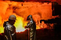 A steel works in Germany.
