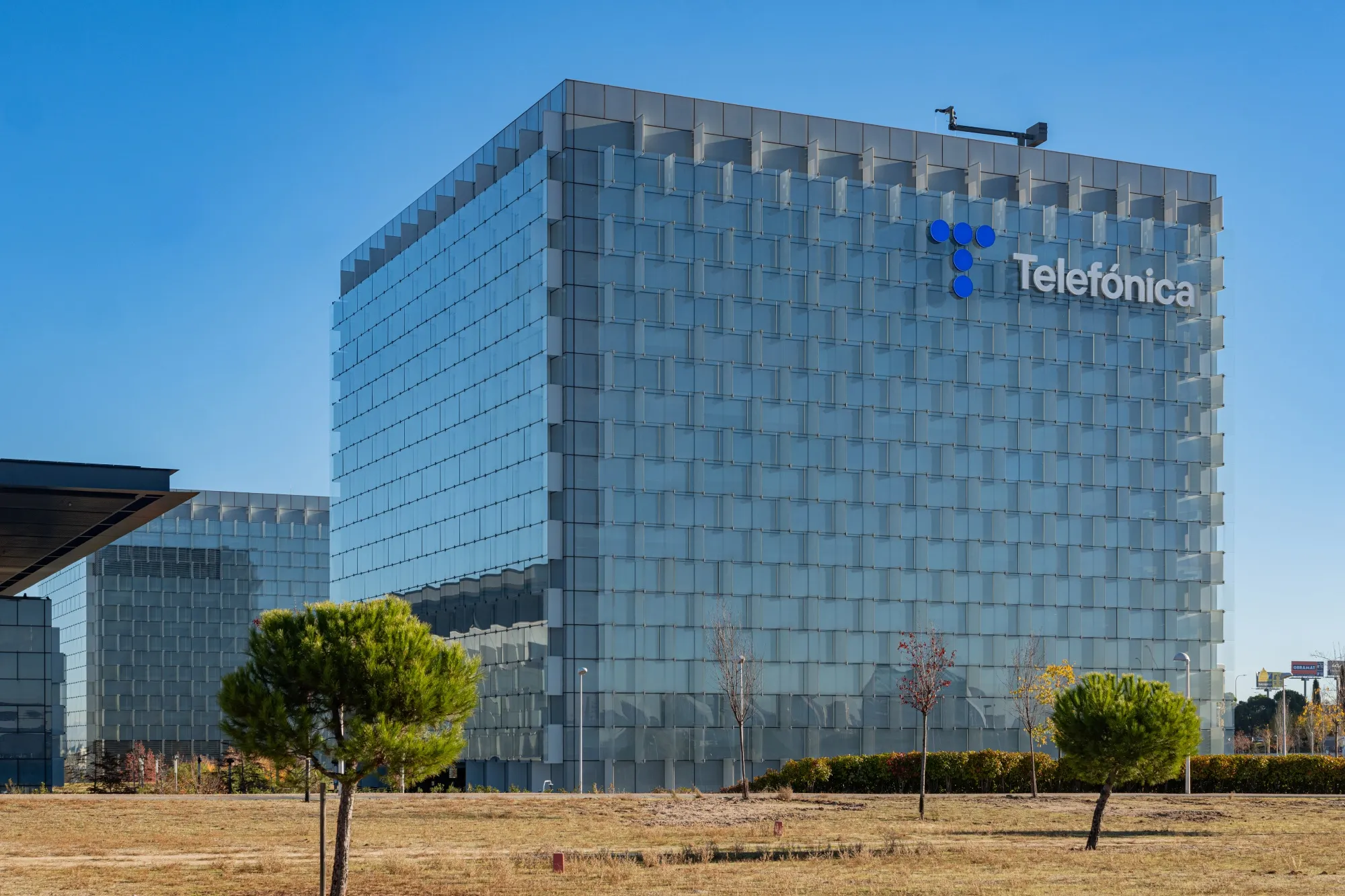 The Telefonica SA headquarters in Madrid, Spain.