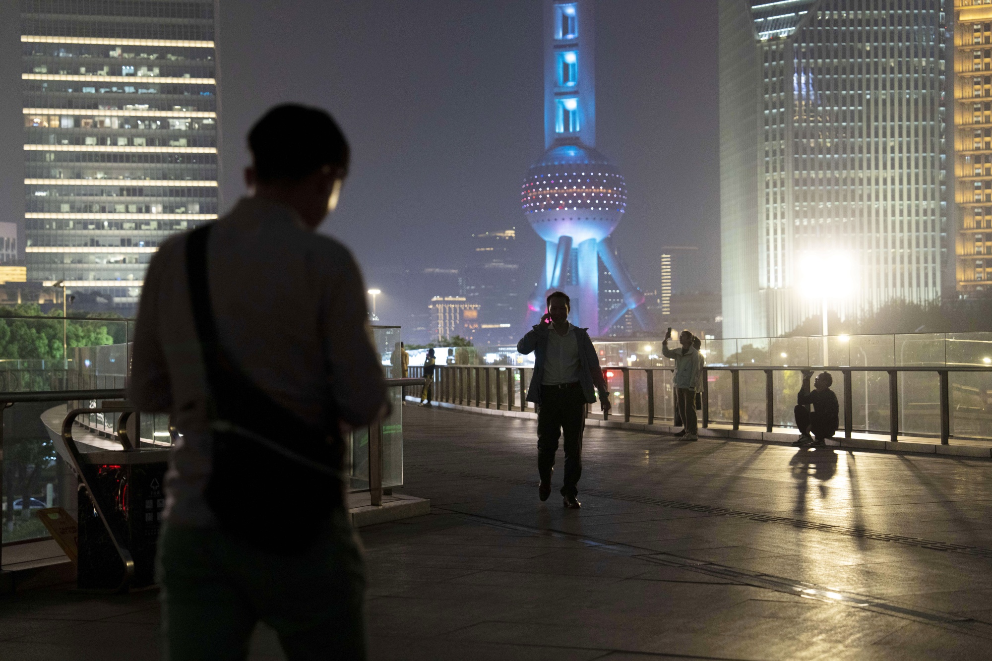 General Views in Shanghai As China Reports Surprisingly Strong Growth Driven by Industry