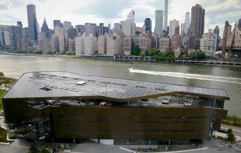 The new Cornell Tech campus on Roosevelt Island in New York City