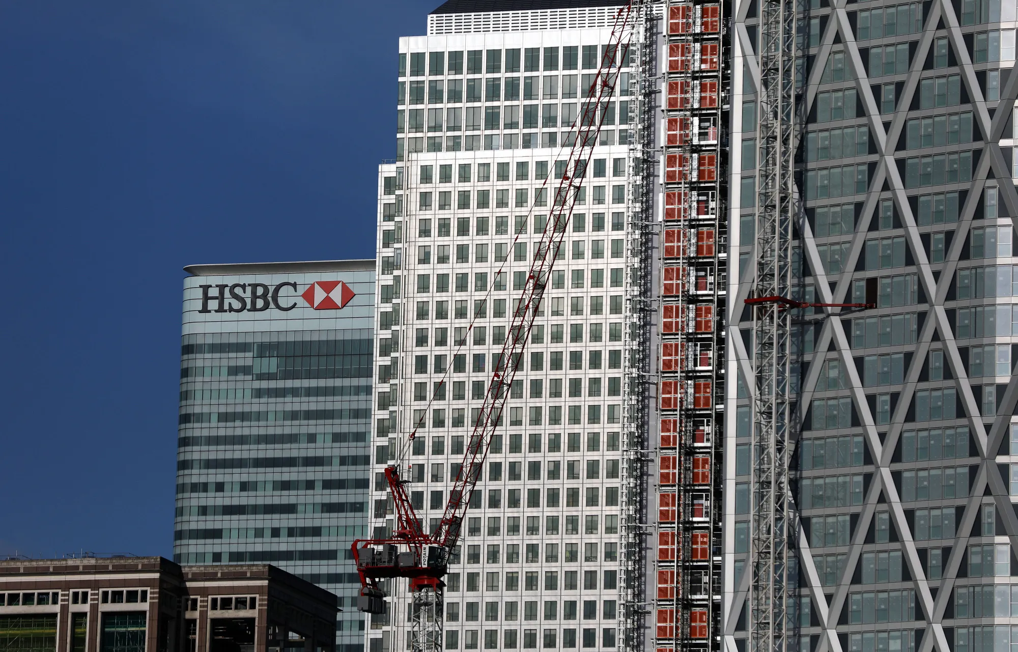 &nbsp;HSBC Holdings Plc offices&nbsp;in London.