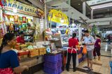 Shoppers at Hawker Center Ahead of Singapore CPI Figures 