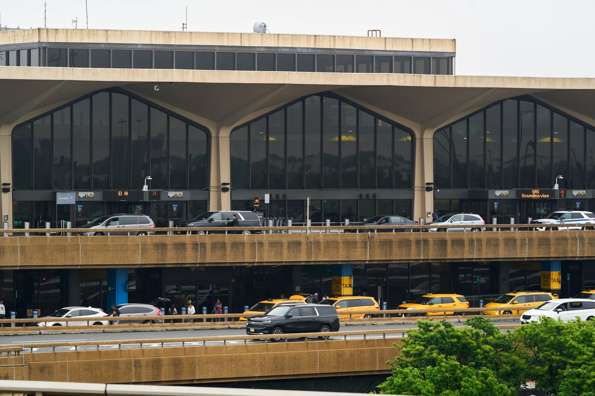 Terminal B at Newark Liberty International Airport.