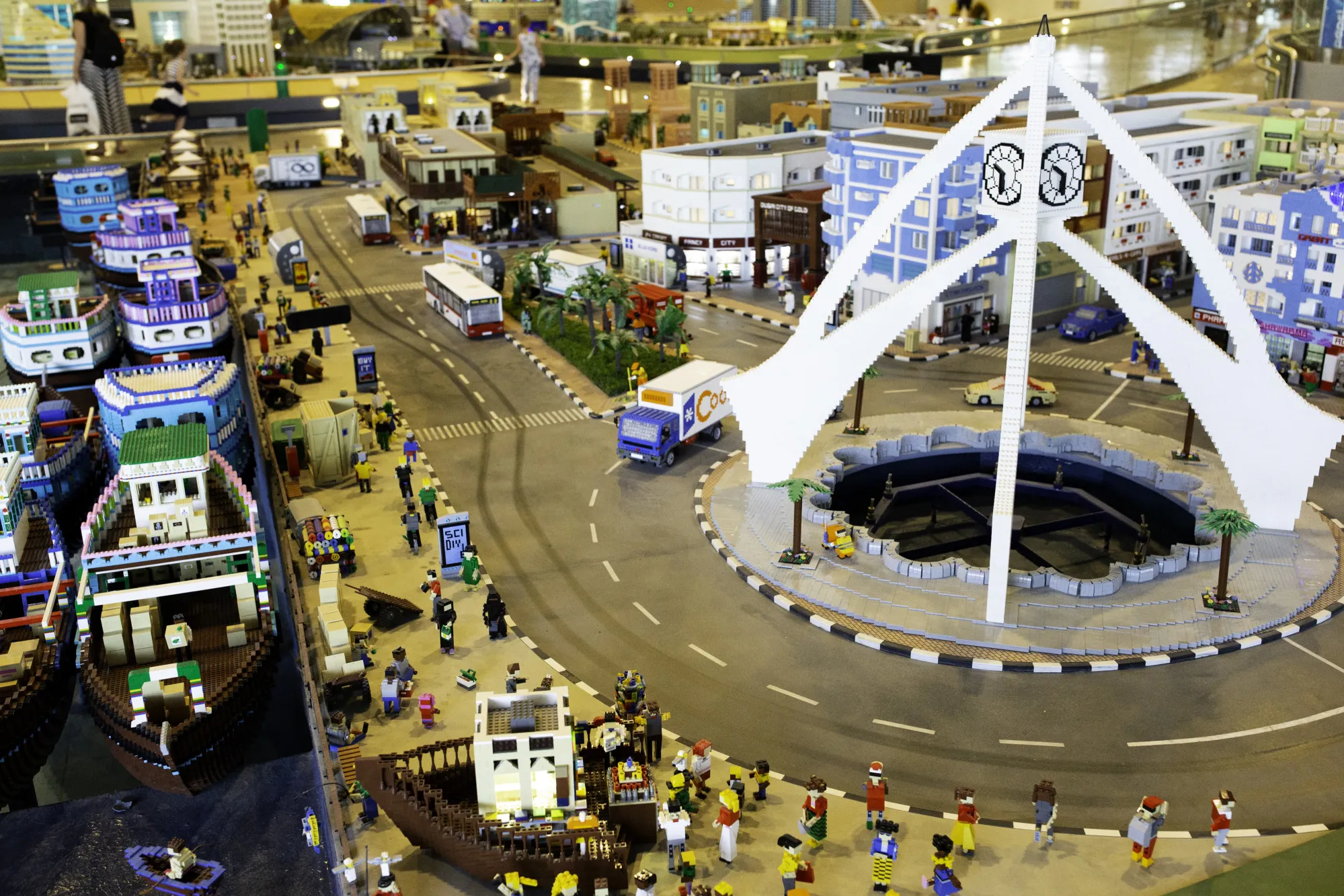 Old Dubai built out of Lego at the Legoland Dubai theme park, operated by DXB Entertainments PJSC, in Dubai.&nbsp;