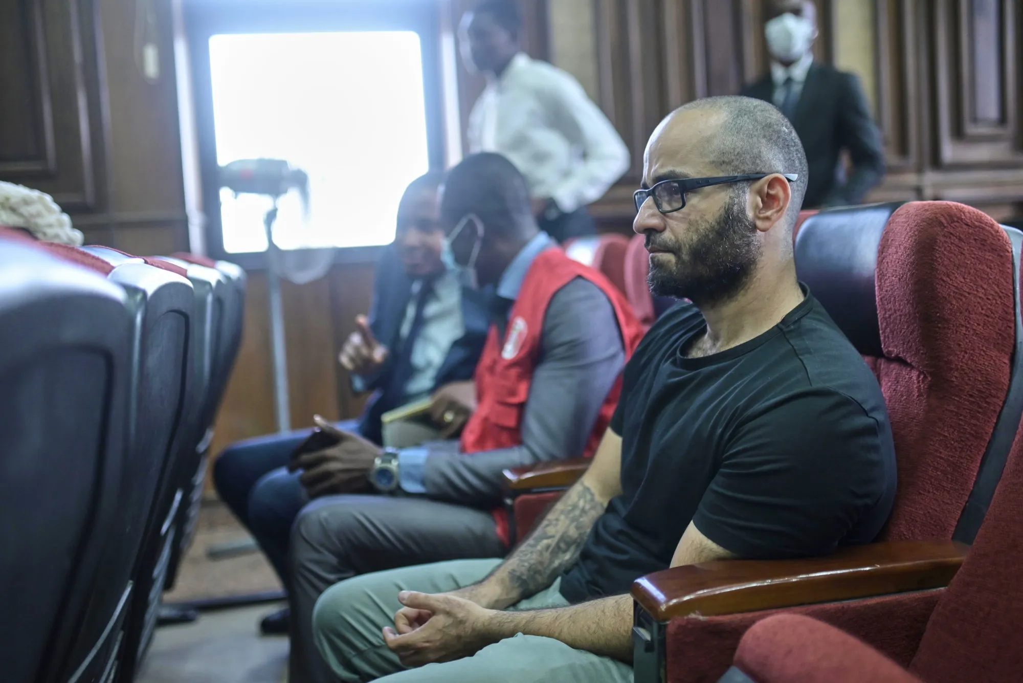 Tigran Gambarya at court in Abuja in April.