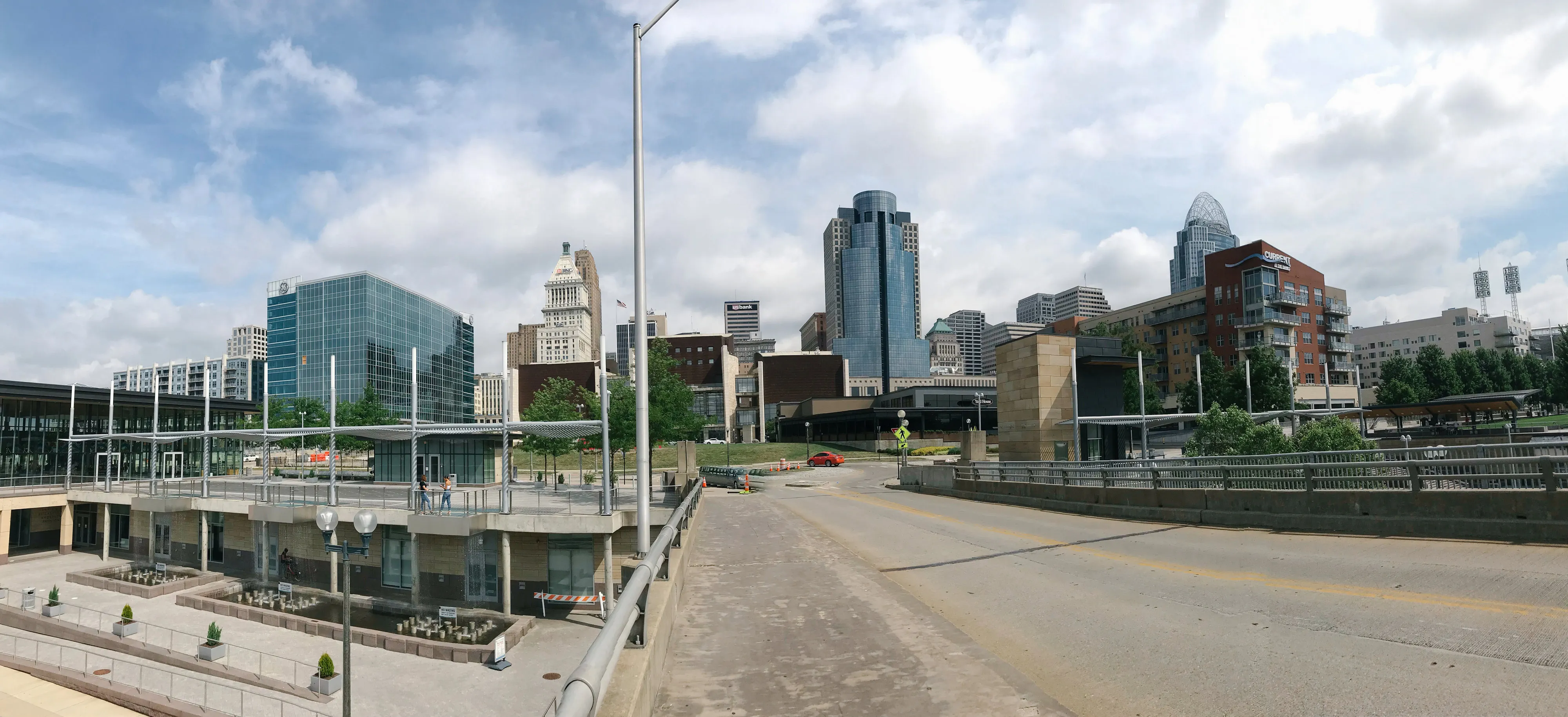 A panoramic view&nbsp;of&nbsp;Cincinnati, July 16.