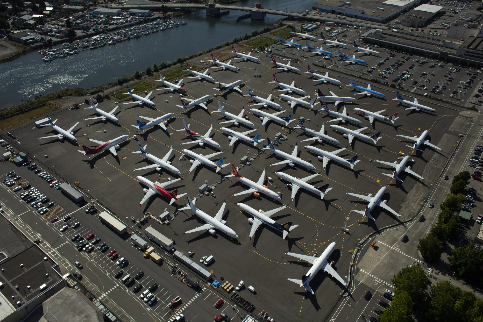 Boeing 737 Max Planes Sit Idle As Company Continues To Work On Software Glitch That Contributed To Two Fatal Jetliner Crashes