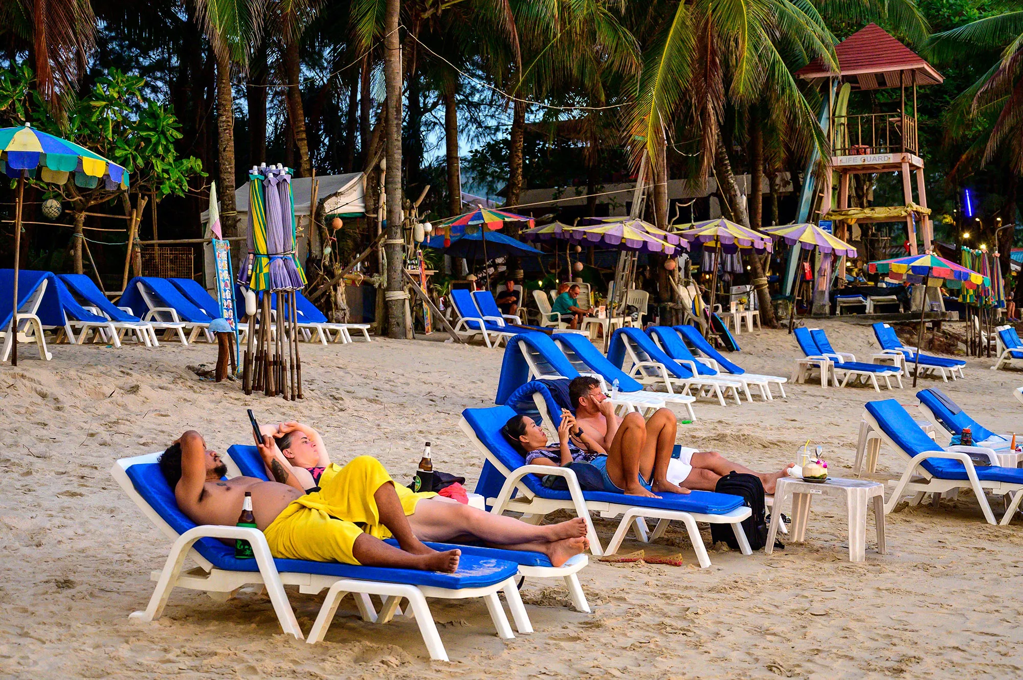 A beach on the Thai island of Phuket.