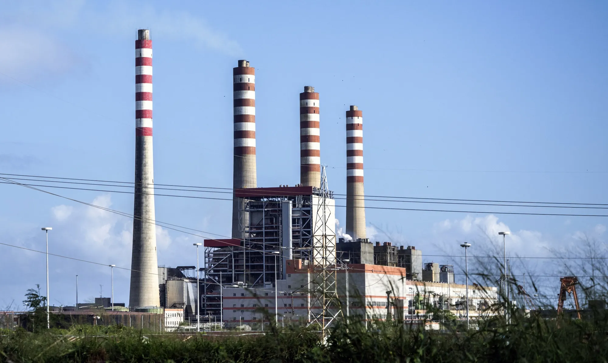 An oil refinery in Puerto Cabello, Carabobo state, Venezuela.