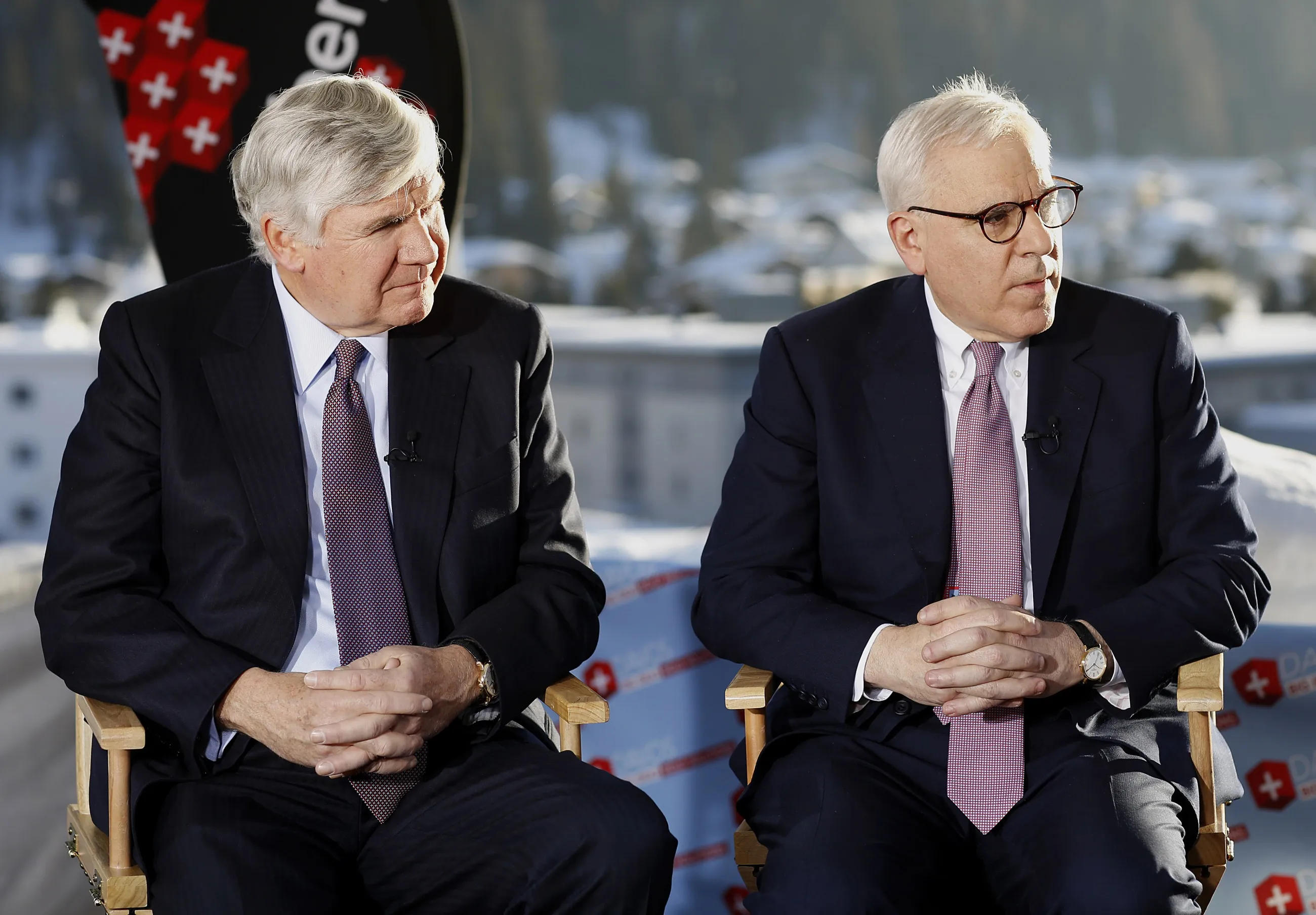 David Rubenstein, right, and Bill Conway, of Carlyle Group LP.