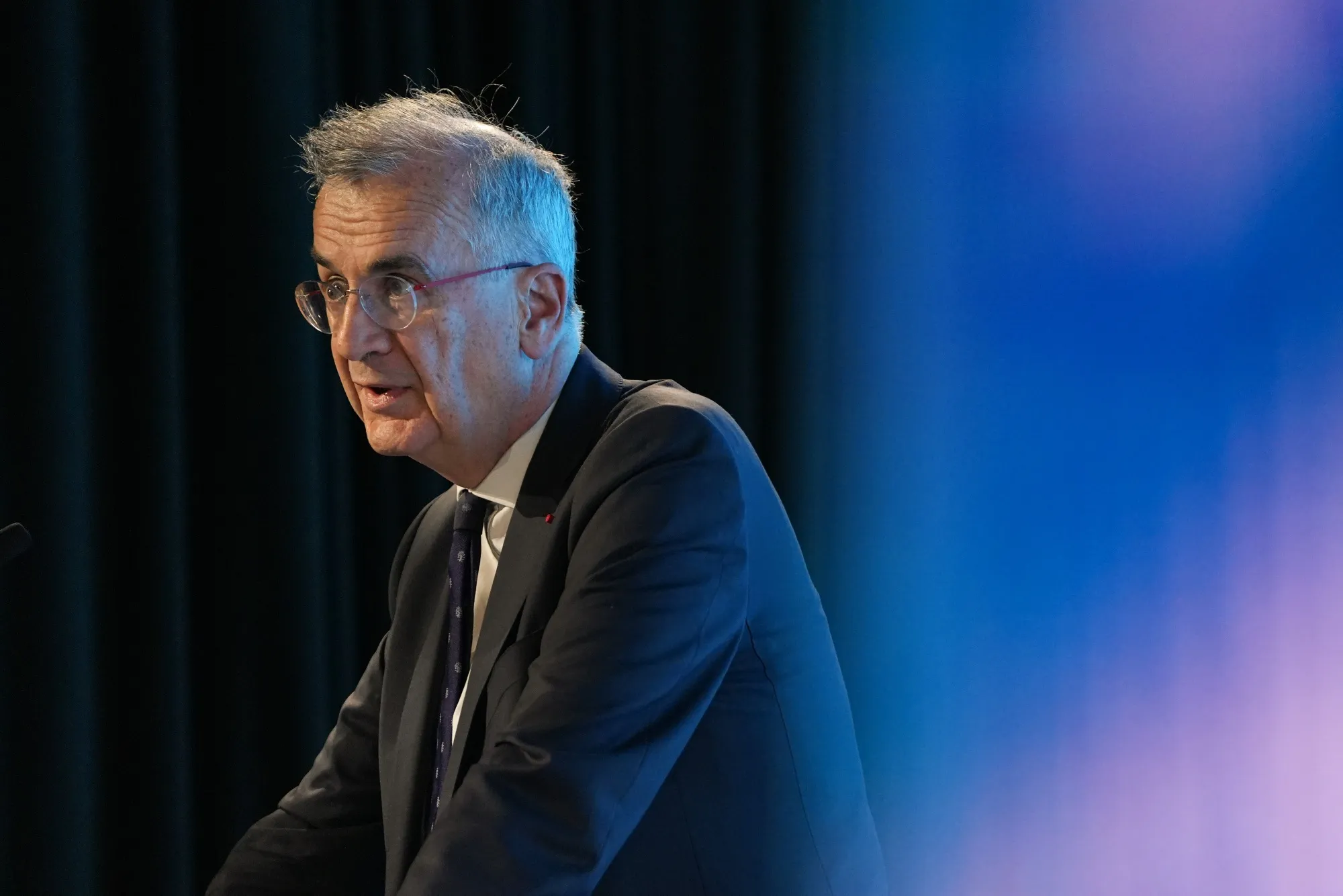 Governor of France's central bank&nbsp;Francois Villeroy De Galhau