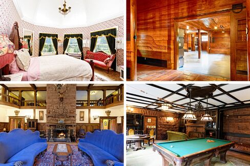 The interiors of Redstone Castle.