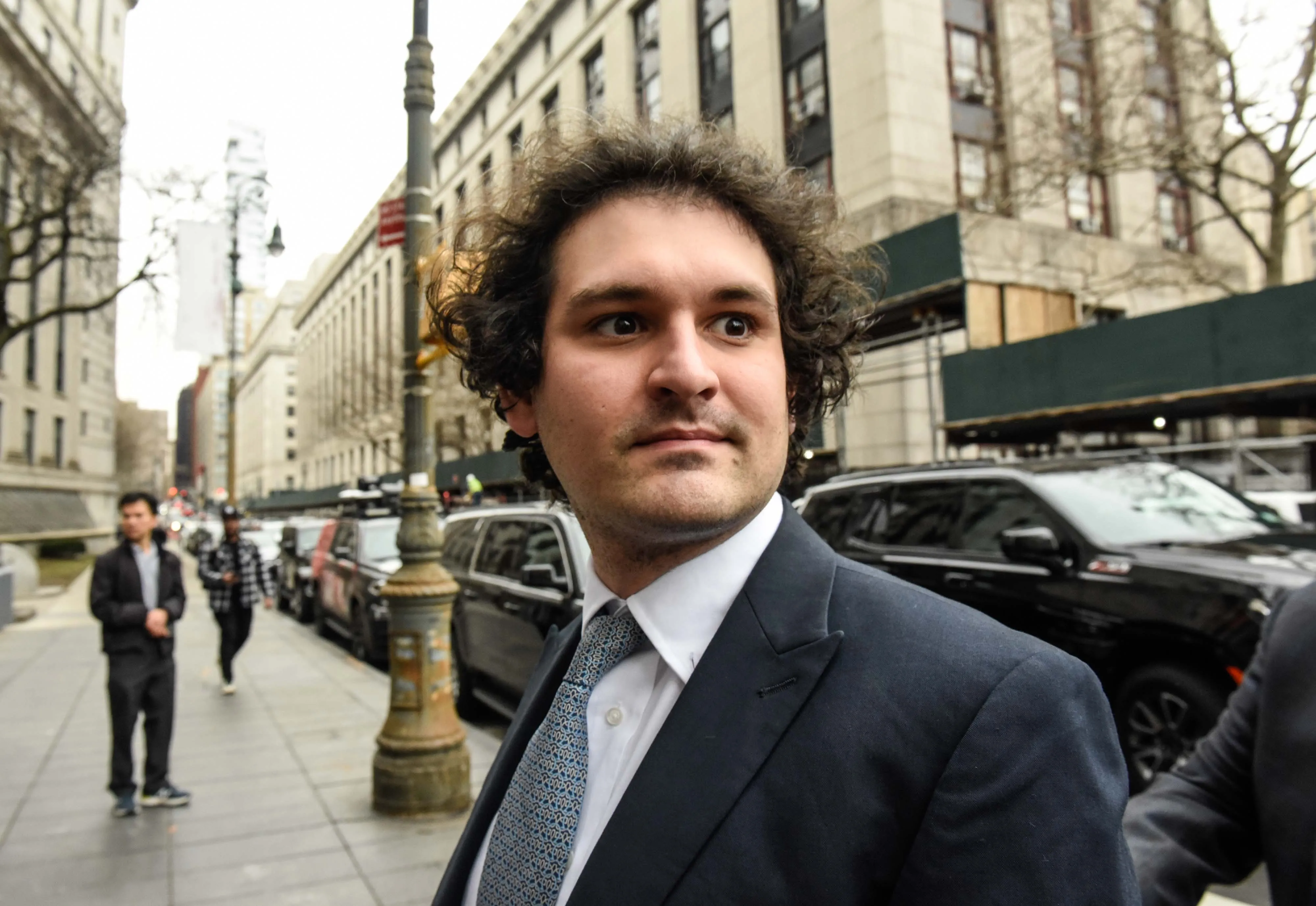 Sam Bankman-Fried&nbsp;at court in New York in February.