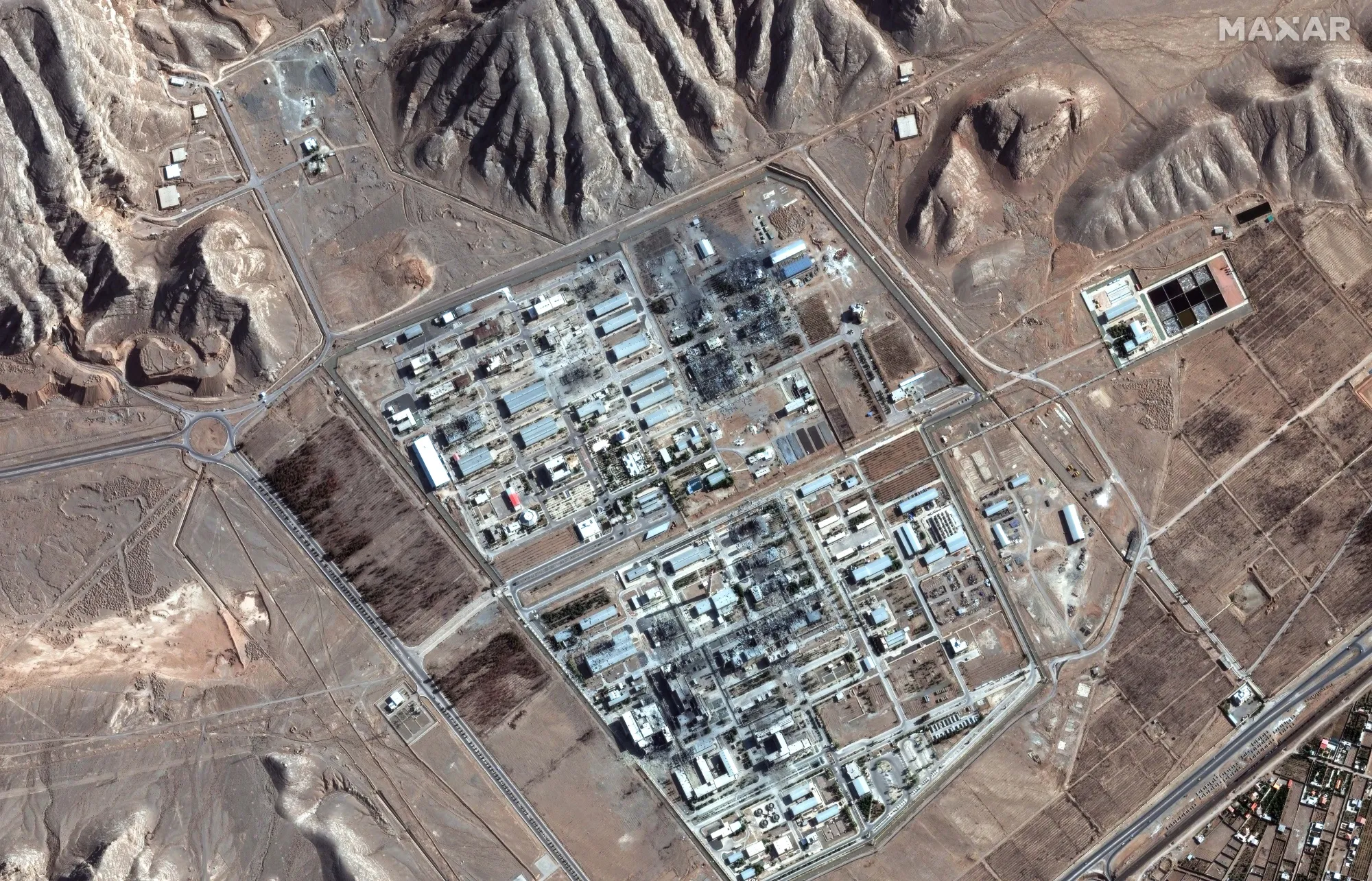 The Isfahan&nbsp;nuclear technology center, Iran.