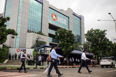 National Stock Exchange (NSE) in Mumbai