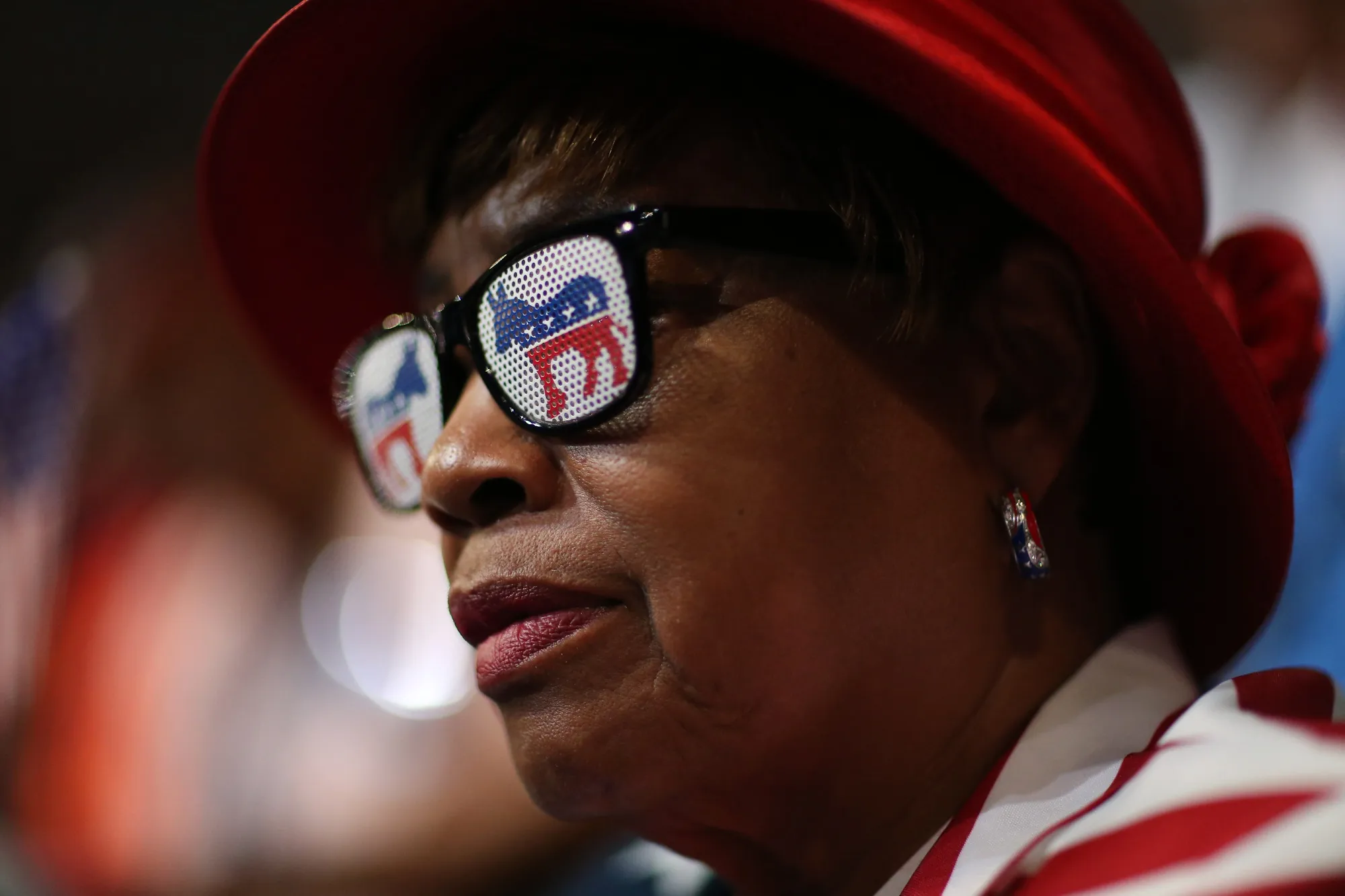 A&nbsp;delegate at the 2016&nbsp;Democratic National Convention.