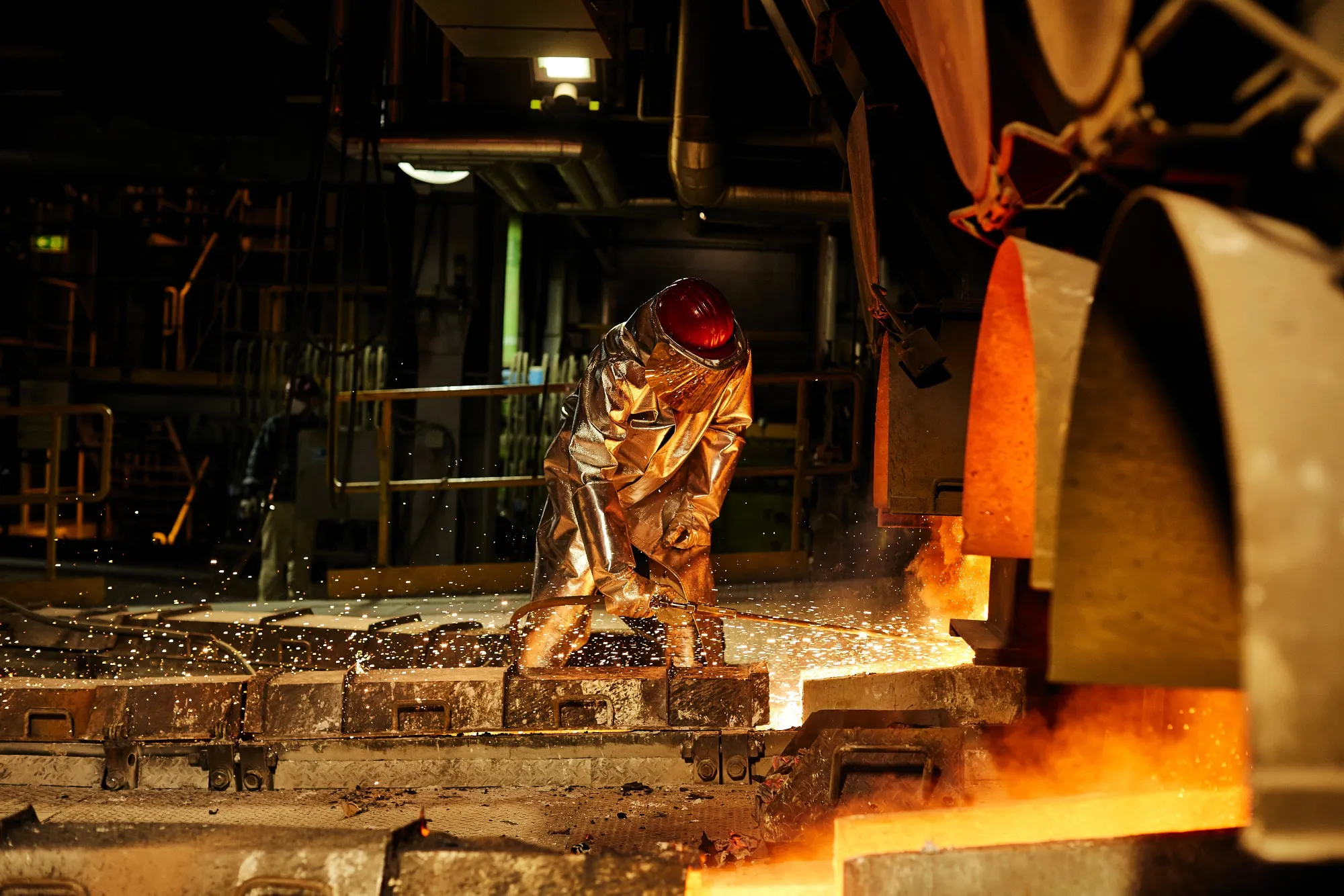 Copper Production at KGHM Polska Miedz SA Smelting Plant 