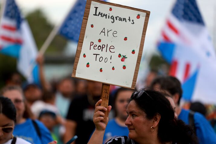 Activists Hold "Freedom For All" Rallies Across Florida Demonstrating Against State's New Laws