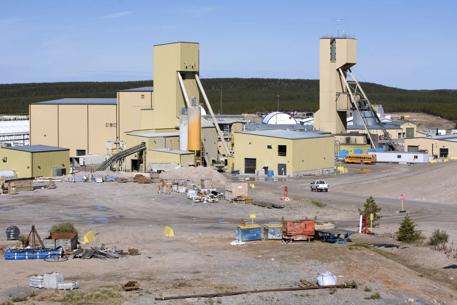 The Cameco Corp. Cigar Lake uranium mine in northern Saskatchewan, Canada.