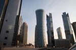 Skyscrapers stand on the city skyline in Doha, Qatar, on Thursday, Nov. 22, 2012.