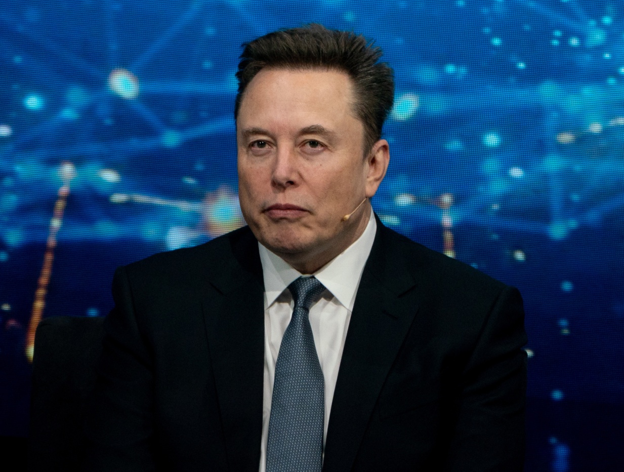 Elon Musk, chief executive officer of Tesla Inc., during the US-Saudi Investment Forum at the Kennedy Center in Washington on Nov. 19, 2025.