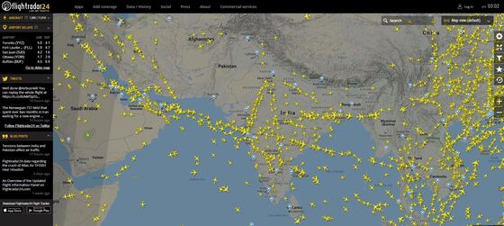 Key Asia-Europe Air Route Closed on India-Pakistan Tensions