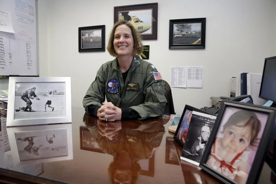 Valerie Overstreet, who took a sabbatical from the Navy.