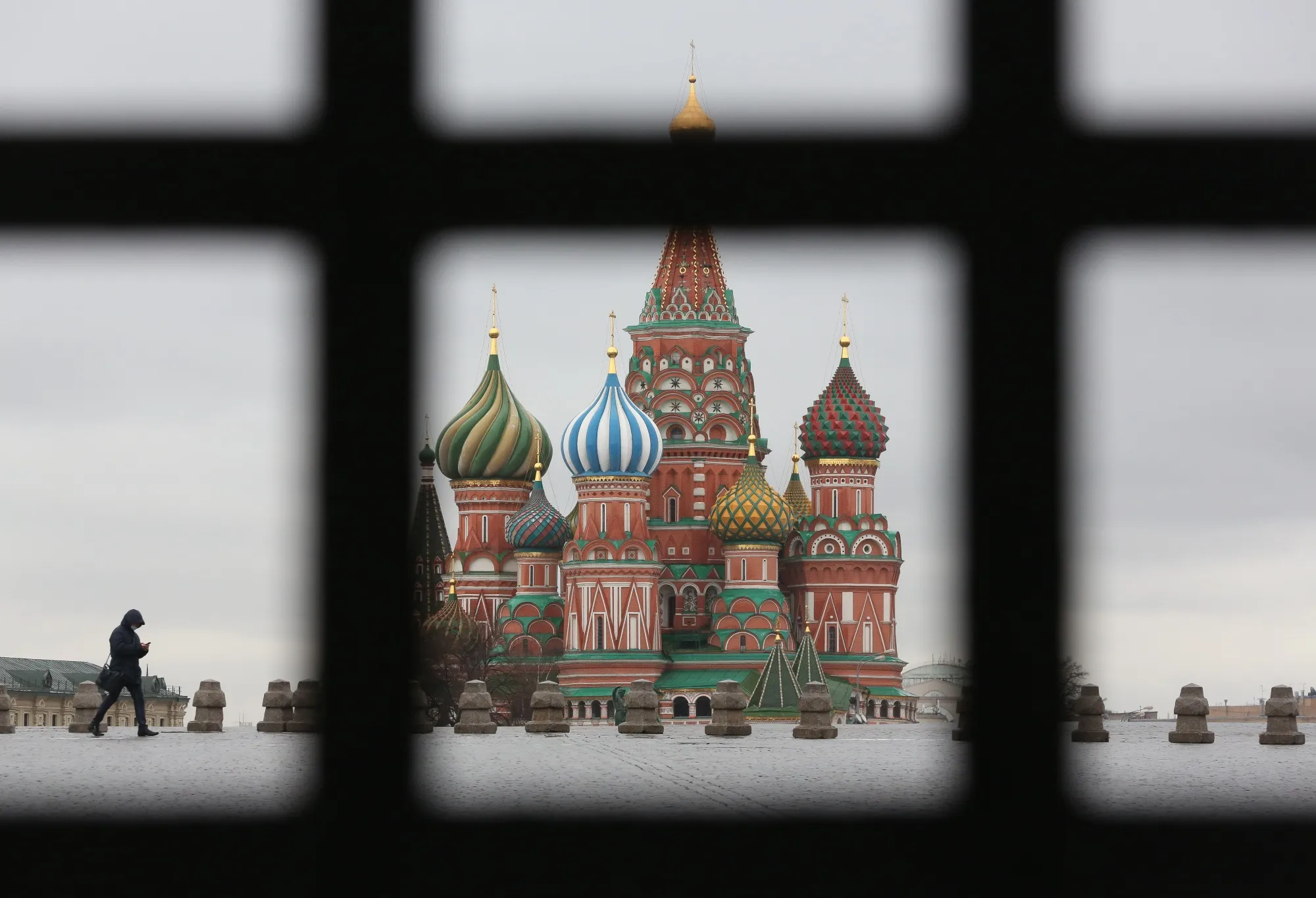 The Red Square near the Kremlin in Moscow.