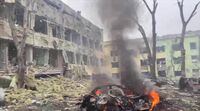 relates to Children Trapped After Mariupol Hospital Bombed