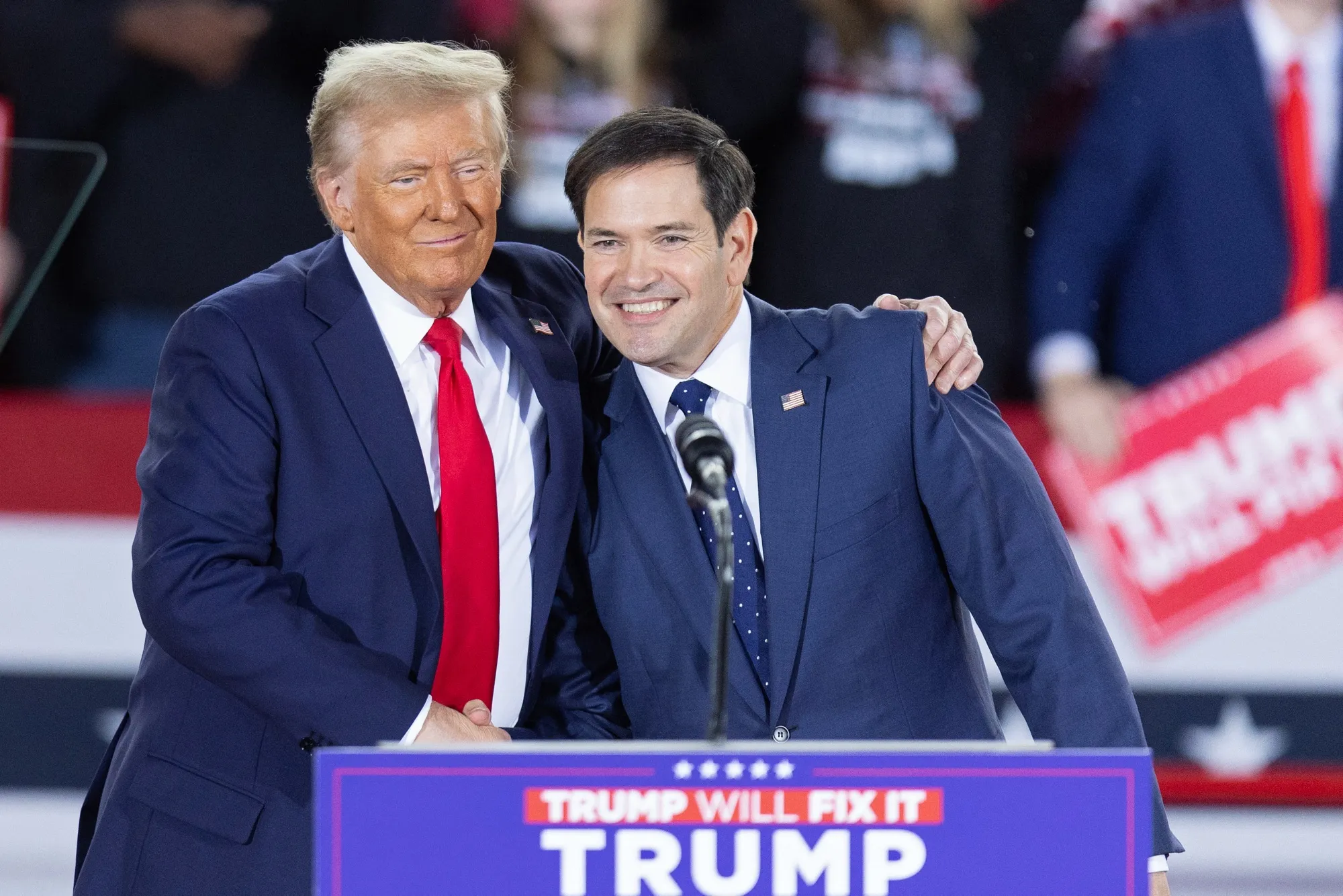 Donald Trump and Marco Rubio