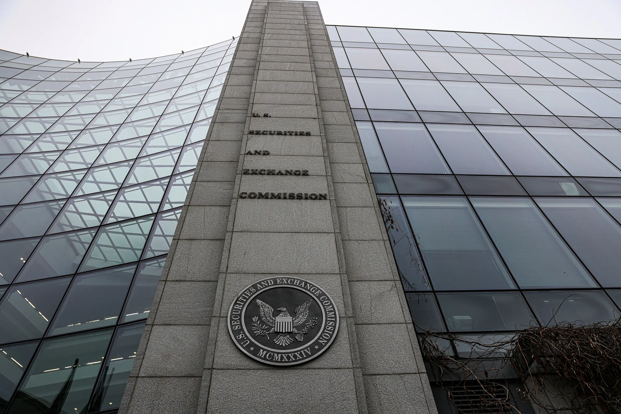 The US Securities and Exchange Commission headquarters in Washington, DC.