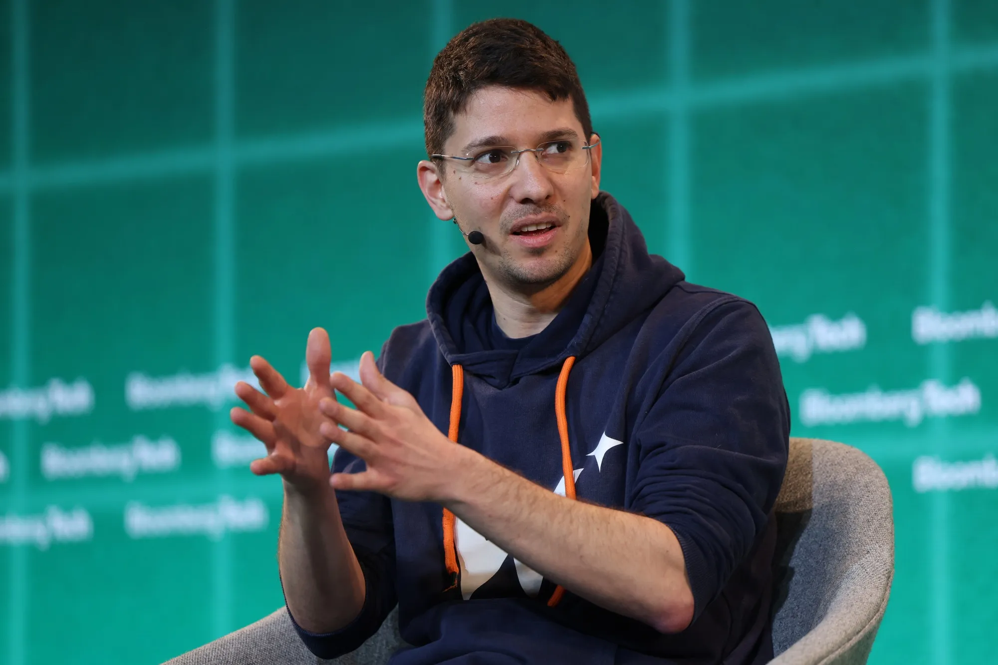 Roy Reznik, co-founder of Wiz Inc., at the Bloomberg Tech Summit in London, in October. On Tuesday, his company said it had accepted a $32 billion takeover offer from Alphabet Inc.&nbsp;