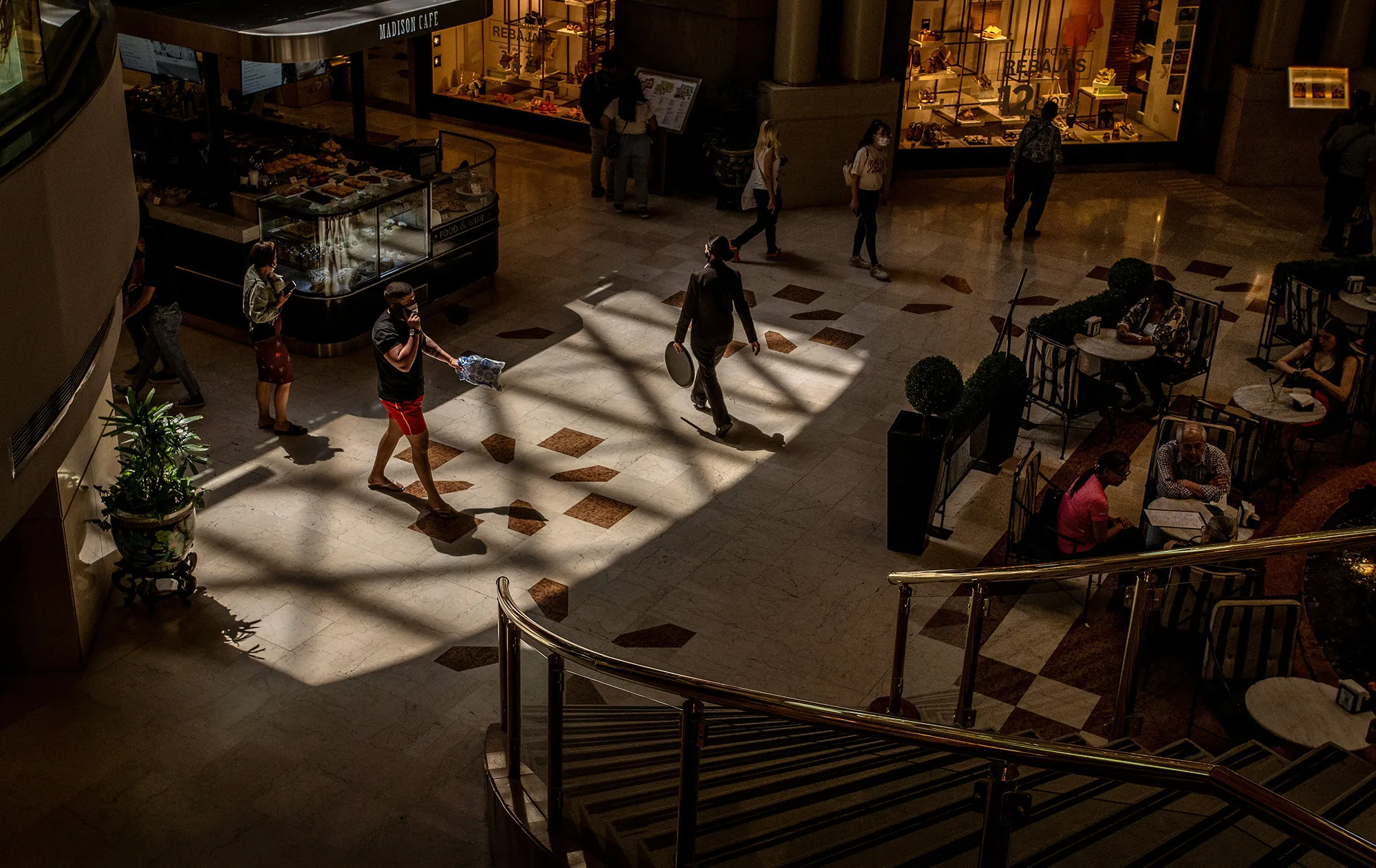 A shopping mall in Buenos Aires.&nbsp;