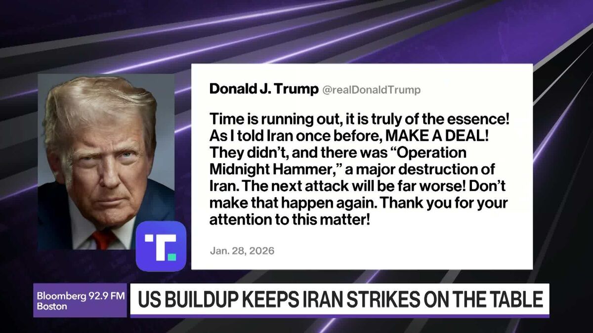 Trump Warns Iran Time Is Running Out, Keeping Strikes on the Table