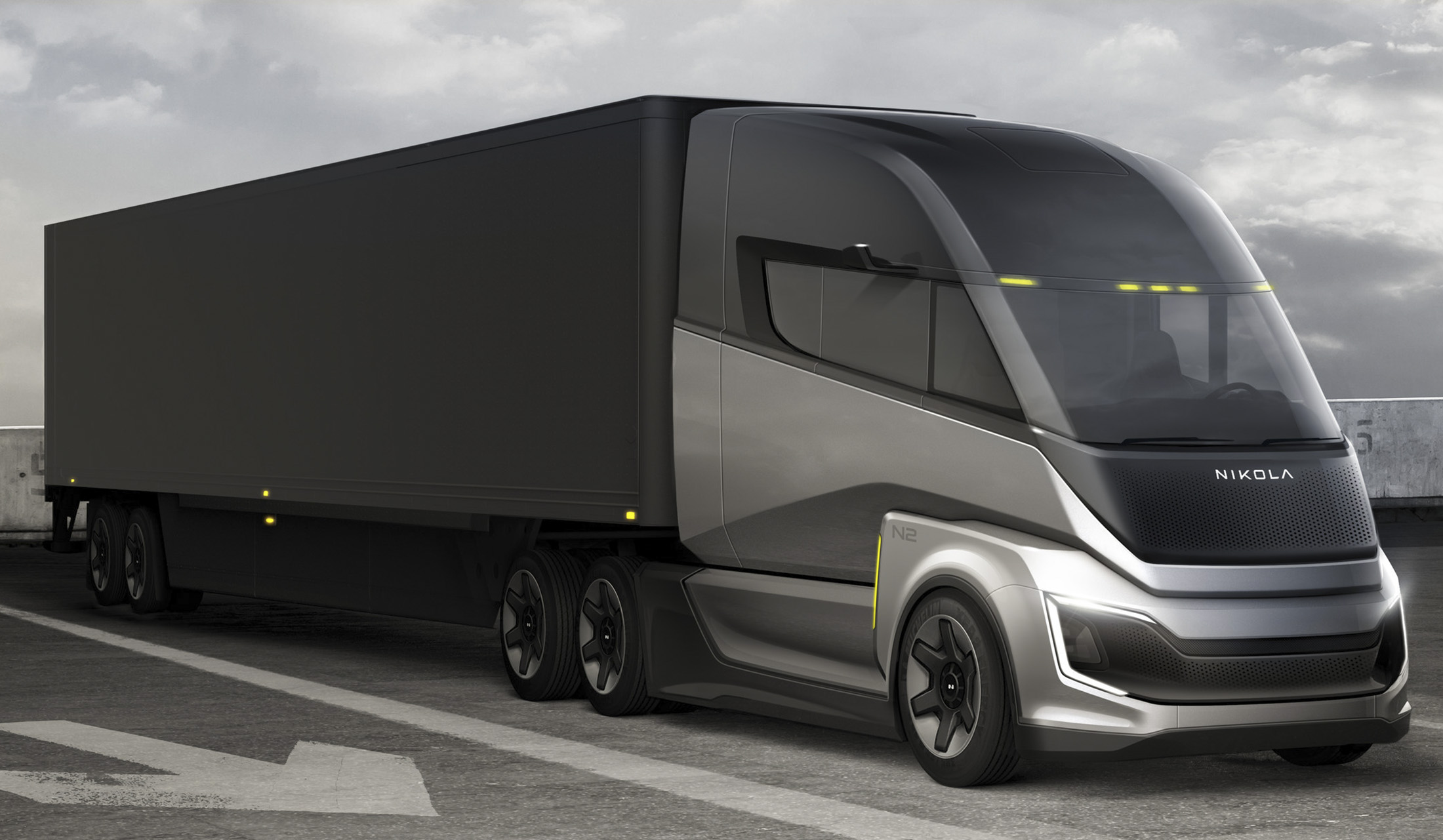 Nikola store electric car