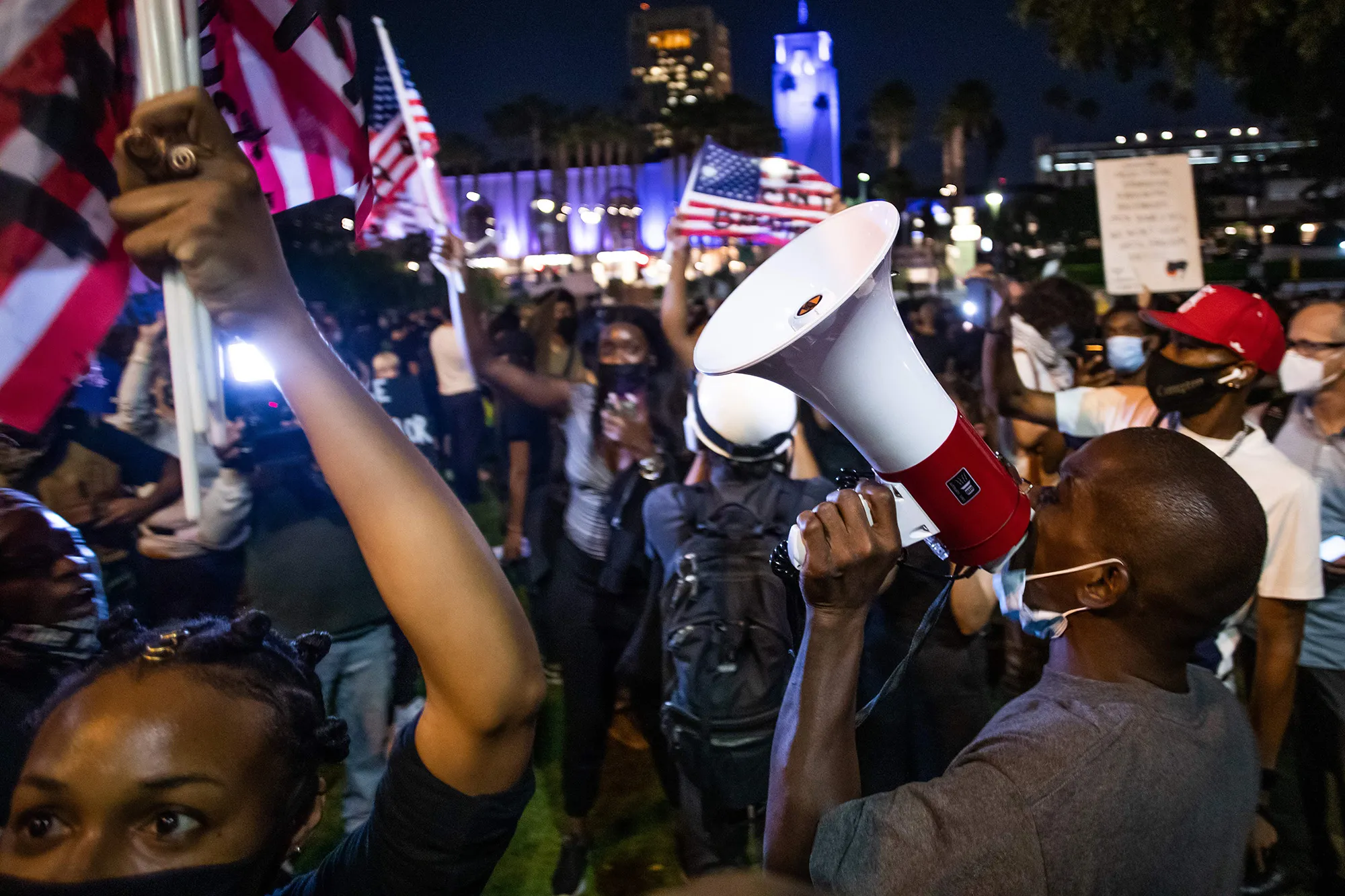 People demonstrate&nbsp;in Louisville, Kentucky on Sept. 23.&nbsp;