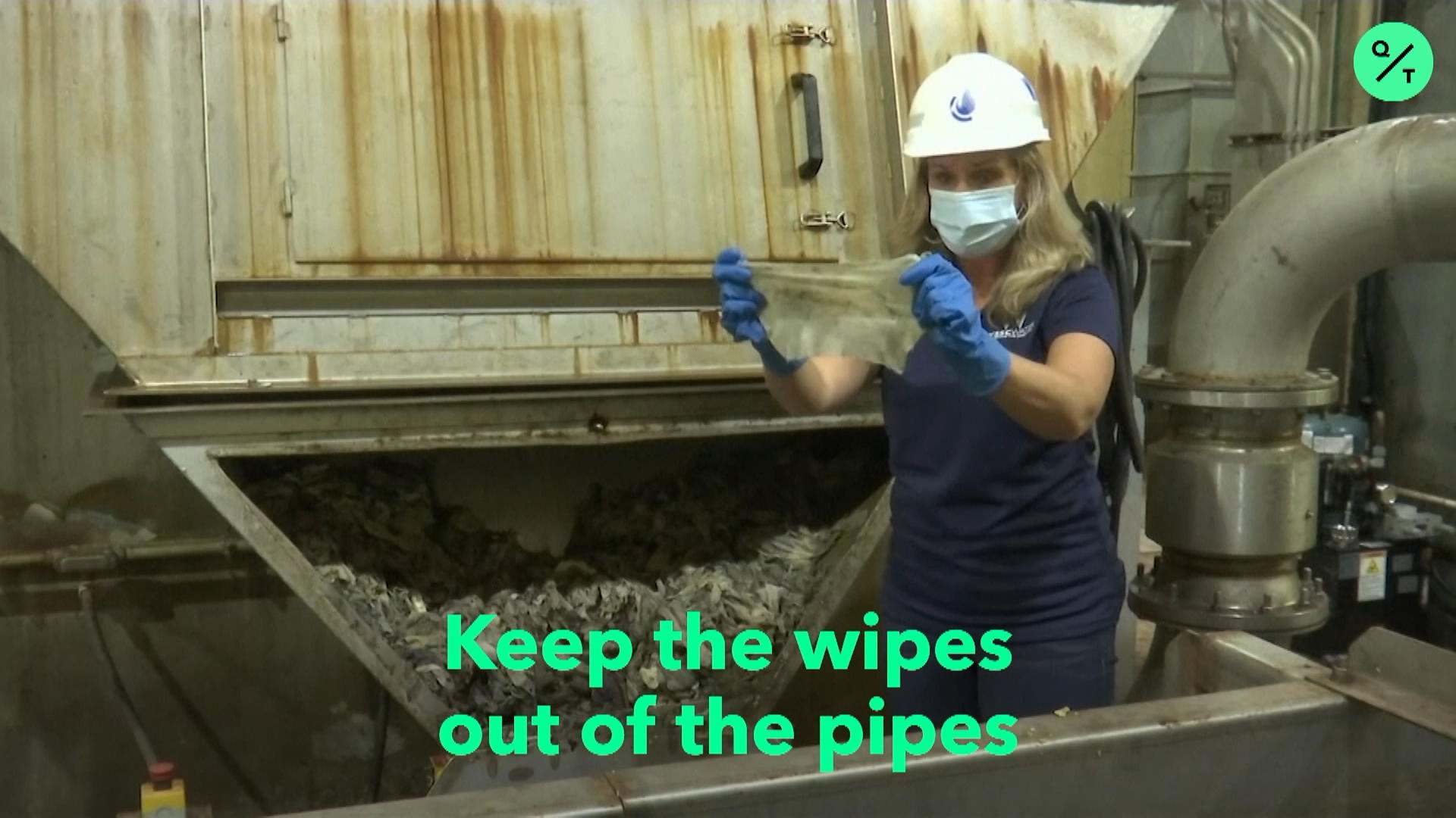 Watch Wipes Clog Sewers During Covid19 Bloomberg