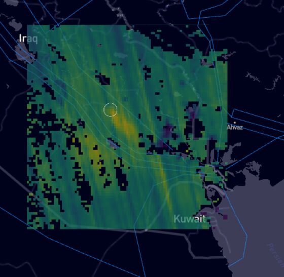 Large Methane Plume Detected Over Southern Iraq