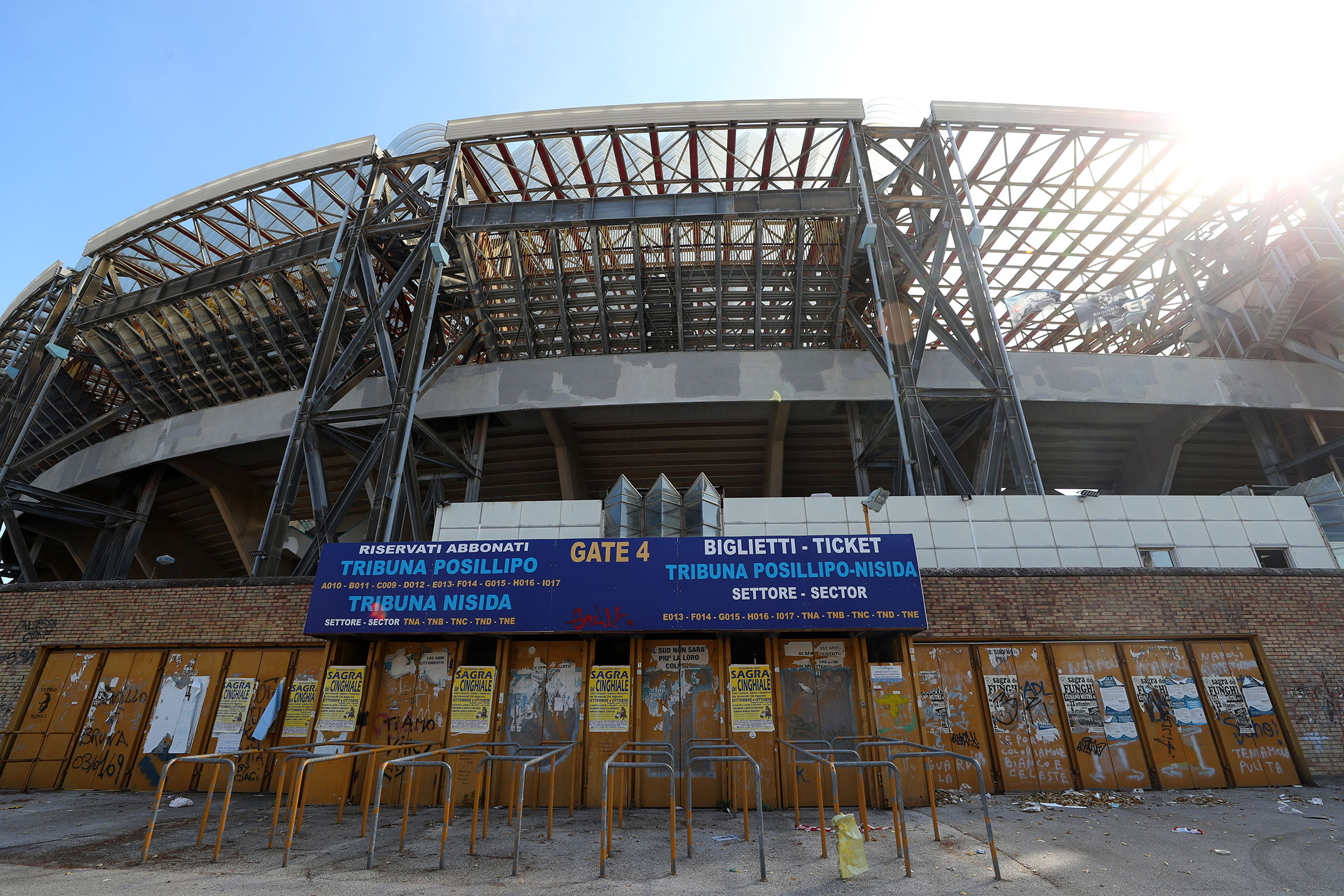 Italian Soccer S Old Stadiums Empty Seats Seek Bailout Bloomberg