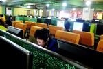 An internet cafe in Shanghai