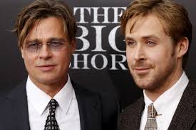 Brad Pitt & Ryan Gosling at premiere of ‘The Big Short’