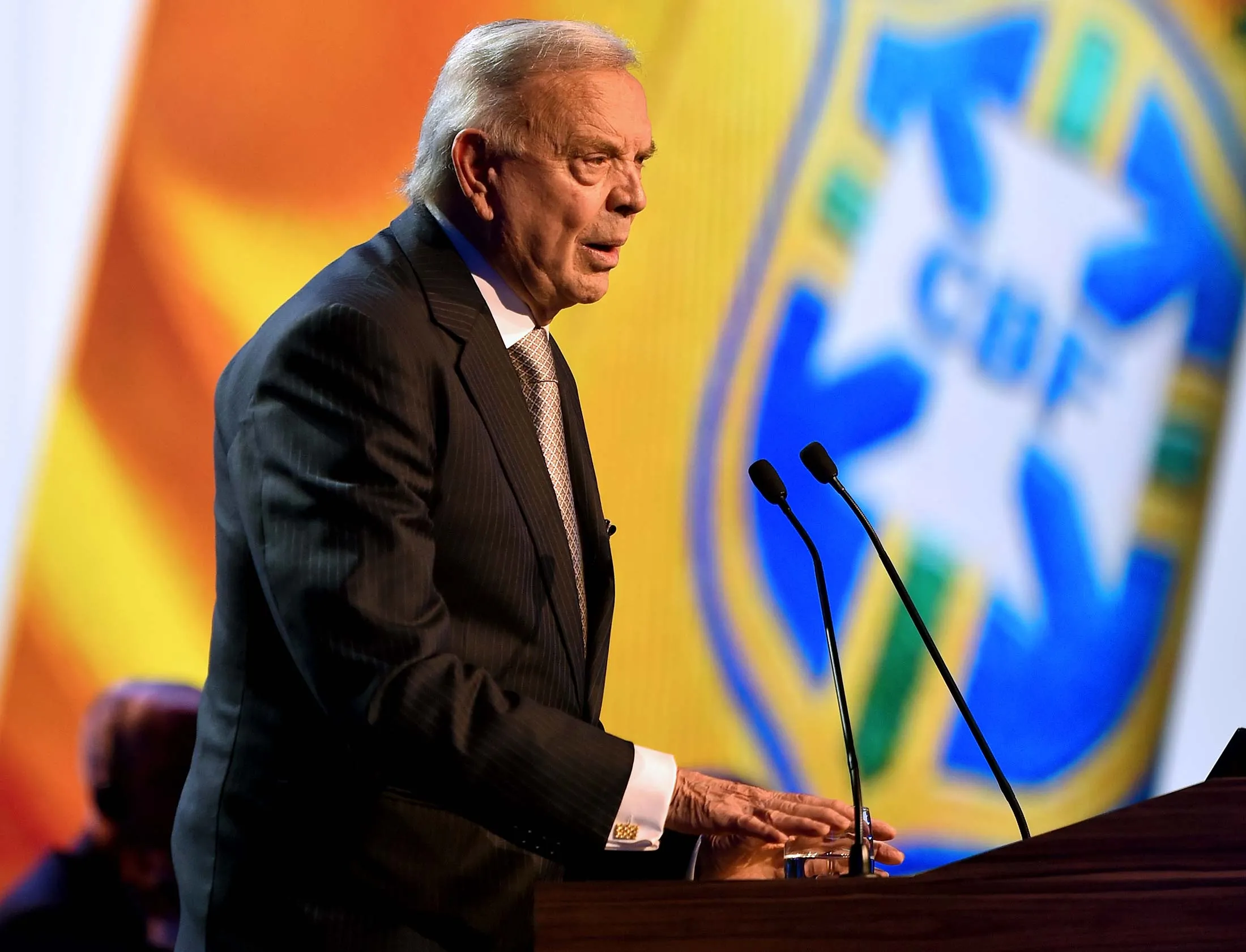 Former Brazilian soccer official Jose Maria Marin.
