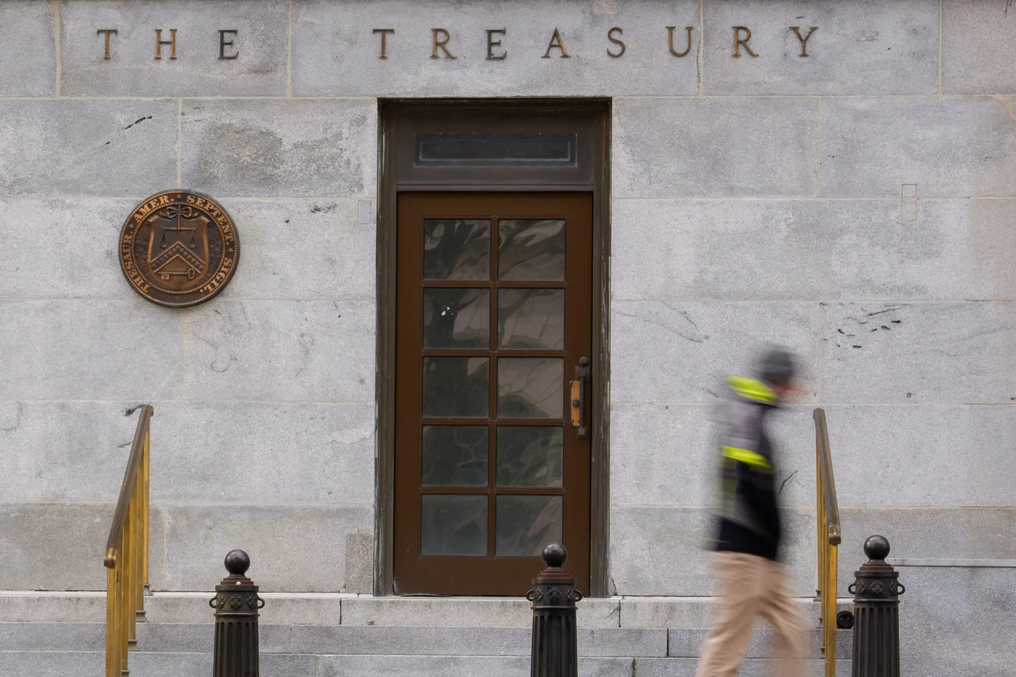 The US Treasury Department in Washington.