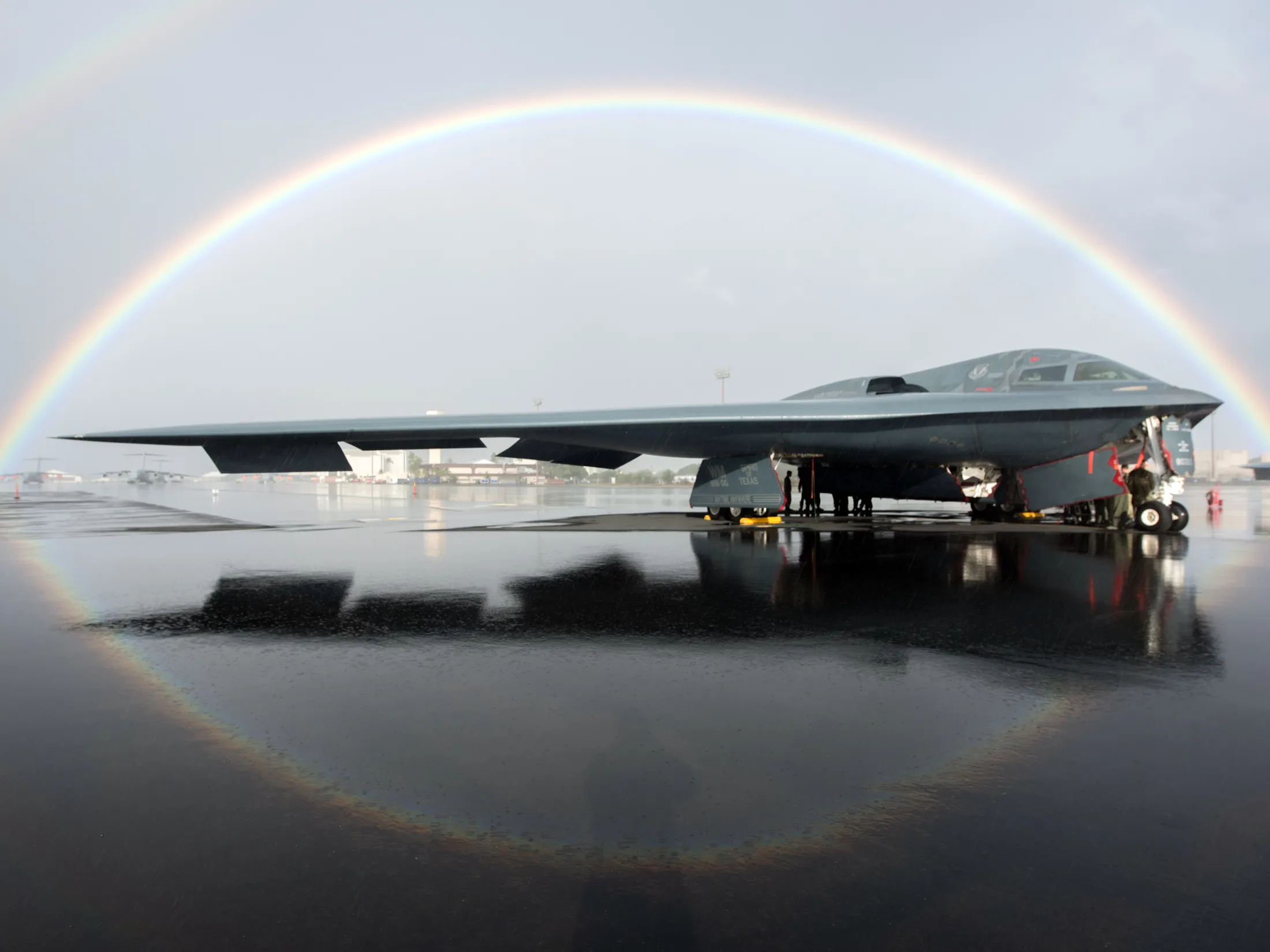 A B-2 bomber.